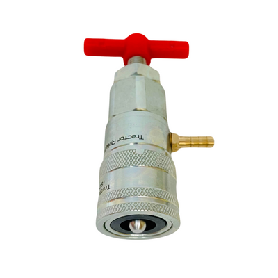 1/2" ISO 16028 Flat Face Skid Steer MALE Hydraulic Quick Coupler Pressure Decompression Relief Release Tool