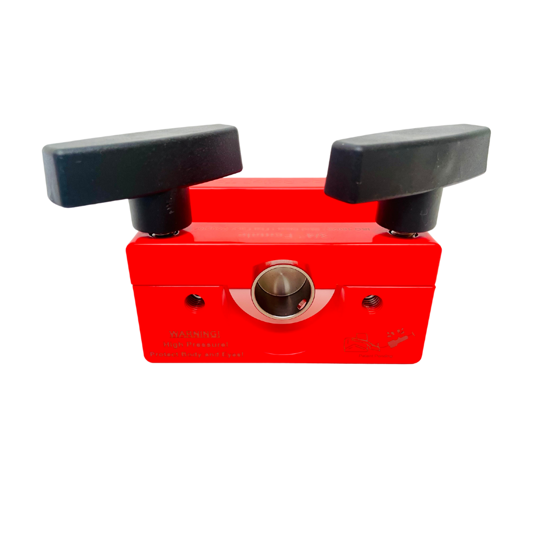 3/4" ISO 16028 Flat Face Skid Steer FEMALE Hydraulic Quick Coupler Pressure Decompression Relief Release Tool