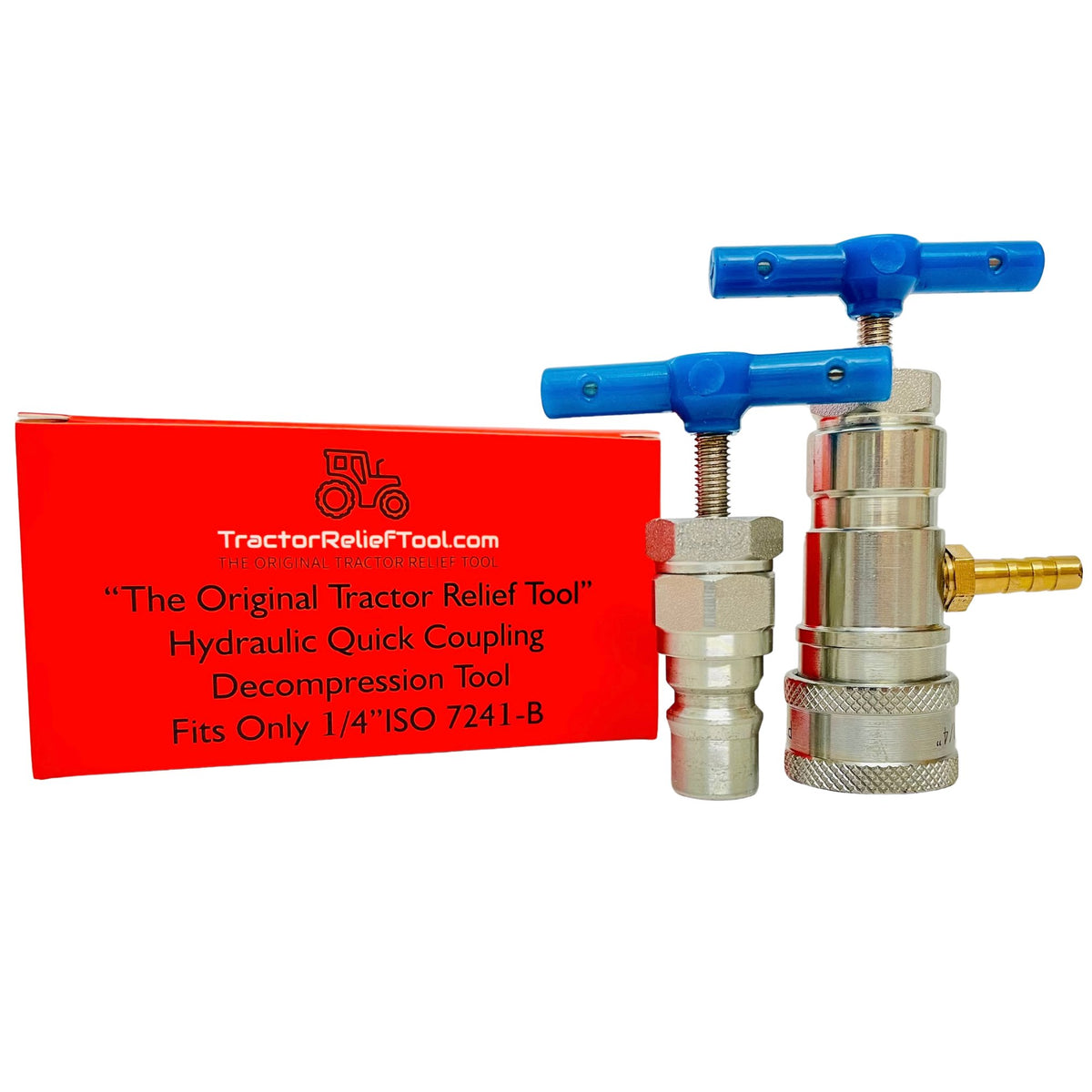 The Original Tractor Relief Tool - Hydraulic Quick Coupling Decompression Relief Tool