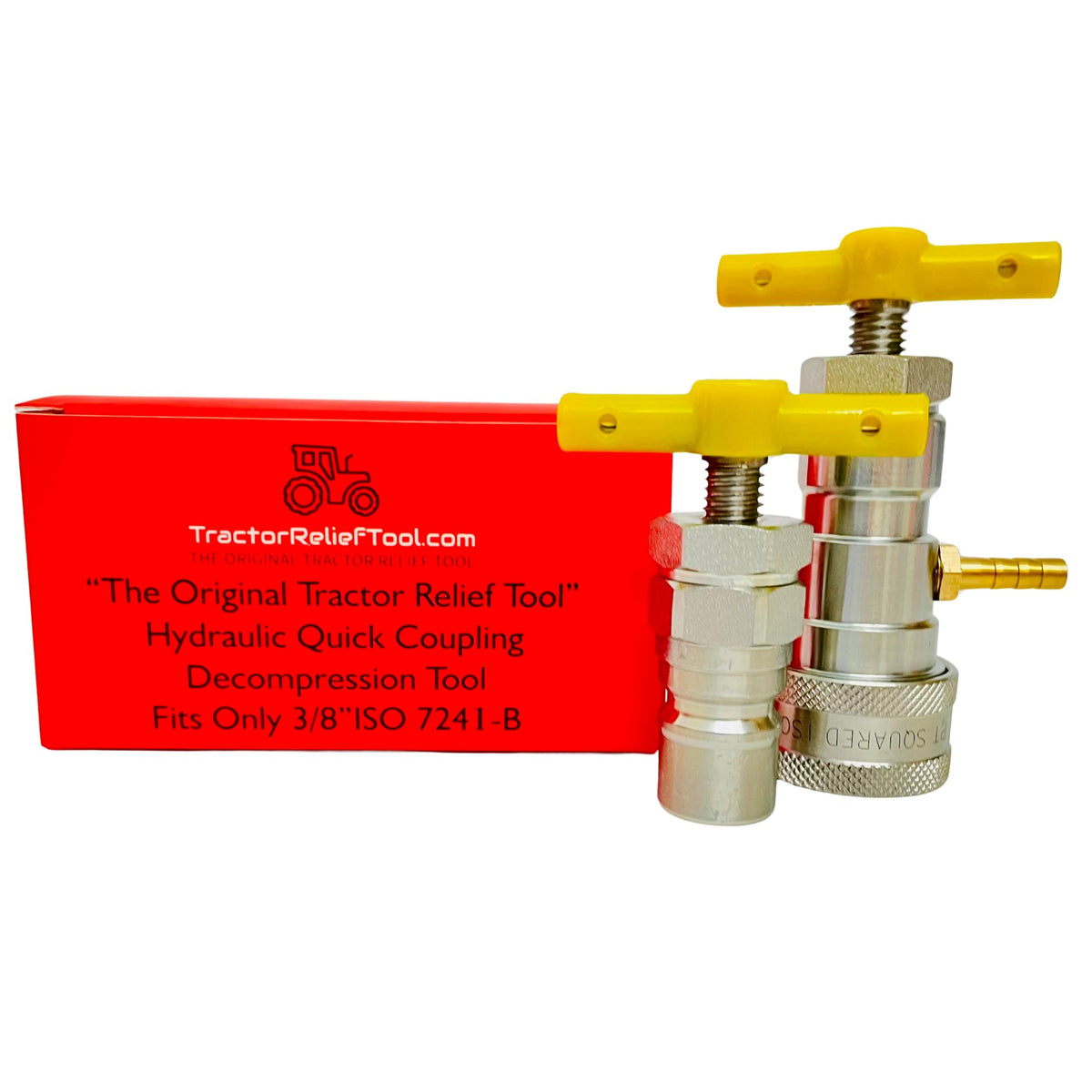 The Original Tractor Relief Tool - Hydraulic Quick Coupling Decompression Relief Tool